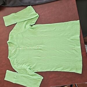 Aerie Womans Lightweight Long Sleeve Henley NWT Sz Lg